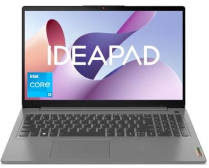 Lenovo IdeaPad Slim 3 Intel Core i3-1115G4 11th Gen 15.6" (39.62cm) FHD Laptop (8GB/256GB SSD/Win 11/Office 2021/3 Month Game Pass/Arctic Grey/1.65Kg), 82H803TXIN