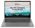 Lenovo IdeaPad Slim 3 Intel Core i3 12th Gen 15.6 inch (39.62cm) FHD Thin & Light Laptop (8GB/256GB SSD/Windows 11/3months Game Pass/Arctic Grey/1.63Kg), 82RK011DIN