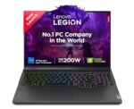 Lenovo Legion Pro 5 Intel Core i7-14650HX 16" (40.64cm) WQXGA IPS 500Nits 240Hz Gaming Laptop (16GB/1TB SSD/Win 11/Office 2021/NVIDIA RTX 4060 8GB/100% DCI-P3/3 Month Game Pass/Grey/2.5Kg), 83DF003NIN