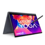 Lenovo Yoga 7 AMD Ryzen 7 5800U 14"(35.56cm) FHD IPS 2-in-1 Convertible Touchscreen Laptop(16GB/512GB SSD/Win10/Office/Backlit/Digital Pen/3Yr Warranty/Slate Grey/Aluminium Surface/1.45Kg), 82N7000AIN