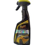 MEGUIAR'S Ultimate Quick Wax Hydrophobic Polymer Technology Spray and Wipe for Long Lasting Protection