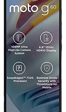 MOTOROLA G60 (Dynamic Gray, 6GB RAM, 128GB Storage)