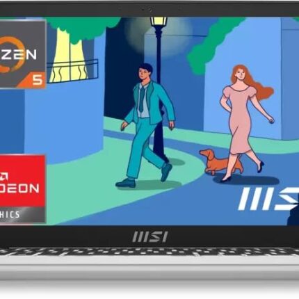 MSI Modern 14 C7M,AMD Ryzen 5-7530U, 36CM FHD 60Hz Laptop (16GB/512 NVMe SSD/Windows 11 Home/AMD Radeon Graphics,/Urban Silver/1.4Kg), C7M-062IN
