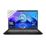 MSI Modern 15 H AI, Intel 1st Gen. Ultra 7 155H,Built-in AI, 40CM Laptop(16GB/512GB NVMe SSD/Windows 11 Home/MOS 2021/Intel Arc/Classic Black/1.9Kg), C1MG-048IN