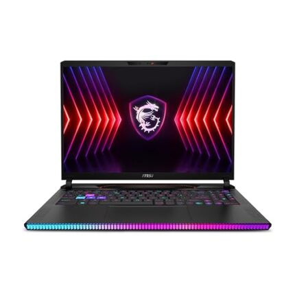 MSI Raider GE68 HX, Intel 14th Gen. i9-14900HX, 41CM QHD+ 240Hz Gaming Laptop (32GB/1TB NVMe SSD/Windows 11 Home/NVIDIA GeForce RTX 4080, GDDR6 12GB/Core Black/2.75Kg), 14VHG-460IN