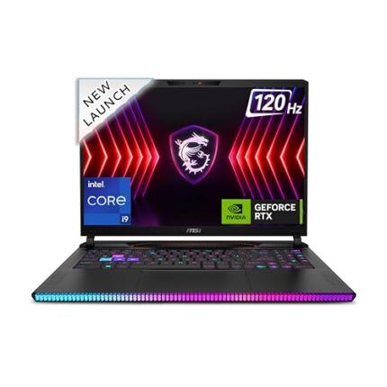 MSI Raider GE68 HX, Intel 14th Gen. i9-14900HX, 41CM UHD+ MiniLED 120Hz Gaming Laptop(32GB/1TB NVMe SSD/Windows 11 Home/NVIDIA GeForce RTX 4090,GDDR6 16GB/Core Black/2.75Kg), 14VIG-469IN