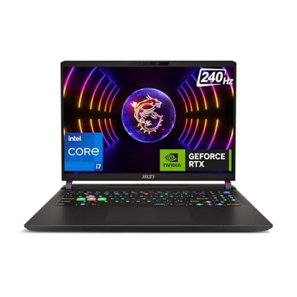 MSI Vector GP68HX, Intel 13th Gen. i7-13700HX, 41CM QHD+ 240Hz Gaming Laptop (16GB/1TB NVMe SSD/Windows 11 Home/NVIDIA GeForce RTX 4070, GDDR6 8GB/Cosmos Grey/2.67Kg), 13VG-214IN