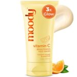 Moody Vitamin C Brightening Face Wash with Mandarin Orange | Gently Cleanses, Hydrates & Reduces Dark Spots | Face Cleanser For Normal, Oily & Combination Skin | Men & Women | 100 ML