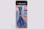 Munix GL-2185 216 mm / 8.5" Stainless Steel Scissors | Round Tip with Curved Blades & Shock Proof Body | Ergonomic & Comfortable Handles | Dark Blue, Pack of 1 - Color May Vary