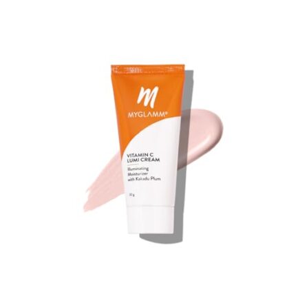 MyGlamm Vitamin C Lumi Cream | Illuminating Moisturising Face Cream with Niacinamide, Vitamin C & Kakadu Plum For Radiant & Even Skin Tone (30g)