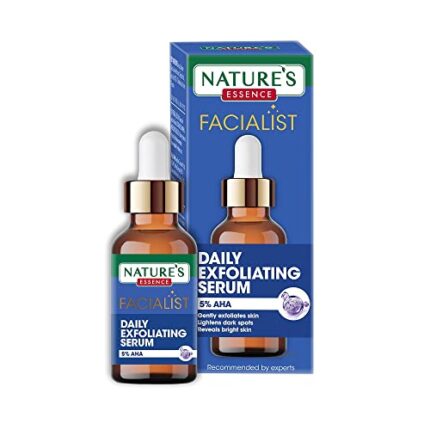 NATURES ESSENCE 5% Aha Daily Exfoliating Serum | Tanned Skin Removal Face Serum For Women, 30Ml