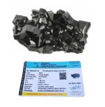 Natural Pure Black Tourmaline Certified Clusters for Grounding and Protection | Healing and Meditation - Cleansing off Negative Energy (96.42)