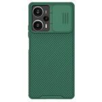 Nillkin Case for Xiaomi Redmi Note 12 Turbo/Poco F5 (6.67" Inch) CamShield Pro Slider Camera Close & Open Double Layered Protection TPU + PC Green Color