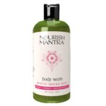 Nourish Mantra Mystic Indian Rose Exfoliating Body Wash | For Radiant Skin & Gentle Exfoliation | Infused With Argan Oil & Moringa Extracts | Suits All Skin Types | Perfect For Men & Women | 300ml