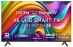 ONIDA 139 cm (55 inch) Nexg Series 4K Ultra HD LED Smart Google TV 55UIG (Black)