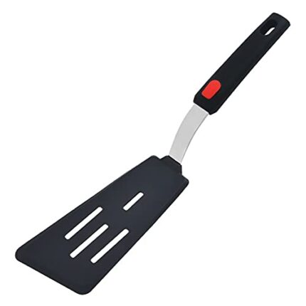 P-Plus International Pancake Spatula Silicone Turner for Nonstick Cookware. Flexible Extra Wide Spatula for Pancake, Egg and Omelette. Large Pancake Flipper. Heat Resistant for Kitchen ((N) Pack of 1)