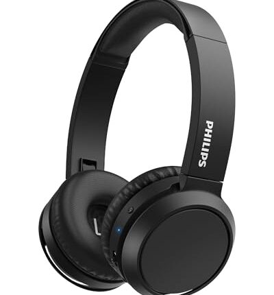 PHILIPS H4205 On-Ear Wireless Headphones with 32mm Drivers and BASS Boost on-Demand, Black