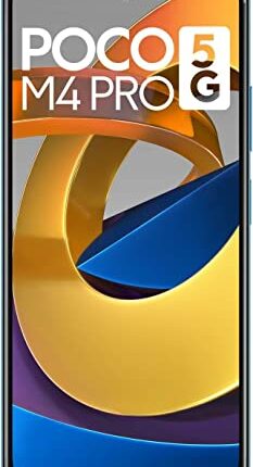 POCO M4 Pro 5G (Cool Blue, 4GB RAM 64GB Storage) Dual Sim 5G 50MP Dual Camera Setup 6.6 Inch FHD+ 90 Hz Display 5000 mAh Heavy Battery