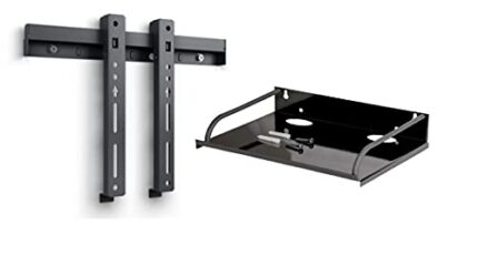 PROSAC MI TV Compatible | Universal TV Heavy Duty Fixed TV Wall Mount Bracket | Stand for 17 to 36 inch LCD | LED | 4K | Smart TV (TV Stand with Set Top Box Stand)