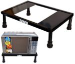 Plantex Microwave Stand/Stand for Microwave Oven in Kitchen/OTG Rack for Kitchen Platform/Oven Stand for Kitchen - (Black) - Metal