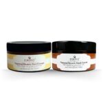 Pokonut Ayurvedic Unisex Skincare Beauty Cream with Saffron, Manjistha, Turmeric, Licorice, and Ashwagandha-For Smooth & Glowing Skin & Stretch Mark Removal Cream Combo Pack -The Perfect Pairing of Natural Face Cream (50g) and Stretch Mark Toner (50g)