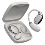 Portronics Harmonics Twins 31 Over Ear OWS Smart Wireless Earbuds with HD Mic, Secure & Flexible Earhook, Touch Control, 24 Hrs Playtime, Music/Gaming Mode, BT 5.4V, Light Weight(Beige)