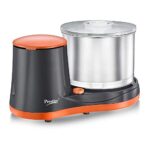 Prestige PWG 07 Wet Grinder, 2L (Multicolor) with Coconut Scraper and Atta Kneader Attachments, 200 Watt