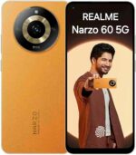 REALME Narzo 60 5G (Mars Orange 8GB RAM,128GB Storage) | 64 MP Camera| 16MP Front| Dimensity 6020 5G Processor| ‎90Hz Super Amoled Display, Vegan Leather Design| 5000MAh Battery| 33W SUPERVOOC Charger