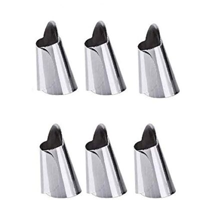 RKPM HOMES® Finger Guard for Cutting Finger Hand Protector Guard, Stainless Steel Finger Guard Cutting Protector Kitchen Safe Slice Tool, Avoid Hurting When Slicing, Chopping and Dicing (6 Pcs)