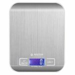 ROUTE99 Kitchen Scale Multipurpose Portable Electronic Digital Weighing Scale | Weight Machine With Back light LCD Display Included (Battery Made In India) | 5 kg SIlver | 5 Year Warranty