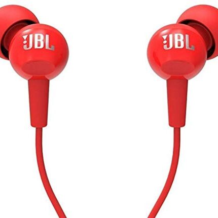 (Renewed) JBL C100Si Wired On Ear Headphone with Mic (Red)