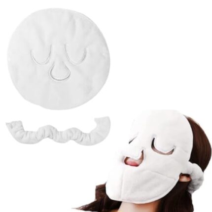 Reusable Towel Mask Face Cold Hot Facial Steamer Compress Skin Care Beauty Spa ​Moisturizing Towels for Facial Steamer Mask for Women Girl