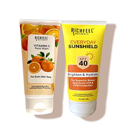 Richfeel Sunshield SPF 40 with Free Face Wash