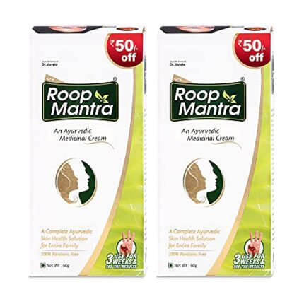 Roop Mantra Ayurvedic Cream For Men And Women, 60g (Pack Of 2)