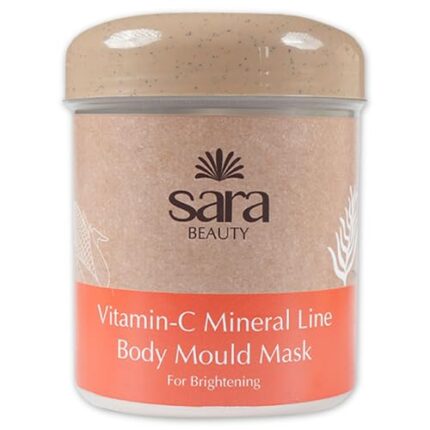 SARA Vitamin_C Mineral Line Body Mould Mask For Reduced Dullness, Radiant Glow & Brighten Dark Spots, (500gm)…