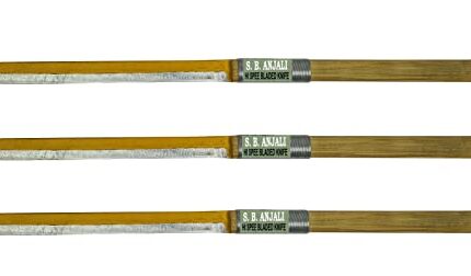 S.B. ANJALI SHALU BHAI Original High Speed Blade Wooden Handle Knife Cooking Knife Sharp Edge Multipurpose Knife for Kitchen 3Pcs Set.