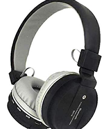 SH-12 Wireless Bluetooth Over the Ear Headphone with Mic (Red)