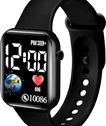 SHMOFY LUXRY Luxurious Waterproof LED Digital Watch for Boys and Girls Digital Watch - for Boys & Girls LED Square Digital Watch