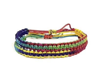 SUSVIJ EVIL EYE MULTICOLOR THREAD PACK OF 2