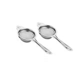 Sanman Kitchen King Stainless Steel Multi Purpose Tea Strainer Chai Channi (Silver) -2 Pieces Set