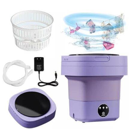 SeMi AuToMaTiC FoLdInG 9L SmAlL MiNi WaShInG MaChInE WiTh DrYeR DeEp CLeAnInG FoR UnDeRwEaR WaShINg MaChInE