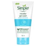 Simple Water Boost Micellar Face Wash 150ml for normal to dry skin | 100% soap-free gentle cleanser for women & men