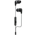 Skullcandy Ink'd+ in-Ear Wired Earbuds, Microphone, Works with Bluetooth Devices and Computers -Black Gray