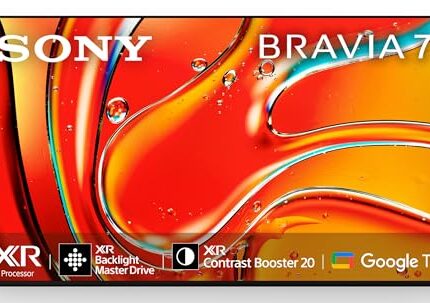 Sony 189 cm (75 inches) BRAVIA 7 4K Ultra HD AI Smart Mini LED Google TV K-75XR70 (Black)