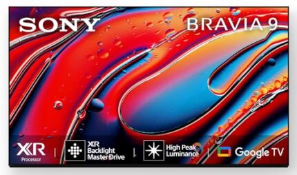 Sony BRAVIA 9 Series 189 cm (75 inches) 4K Ultra HD AI Smart Mini LED Google TV K-75XR90 (Black)