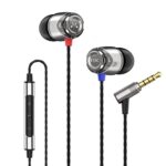 Soundmagic E10C in-Ear Wired Headphones with Mic (Gunmetal)