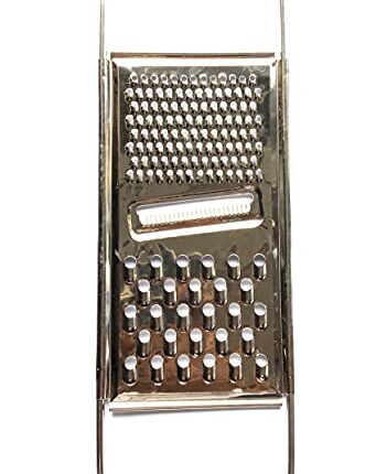 Steelish Stainless Steel 3-in-1 Cheese, Ginger, Garlic, Nutmeg & Chocolate Grater