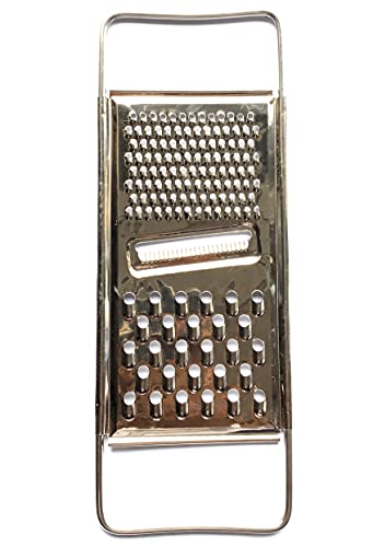 Steelish Stainless Steel 3-in-1 Cheese, Ginger, Garlic, Nutmeg & Chocolate Grater