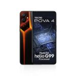 TECNO POVA 4 (Magma Orange,8GB RAM,128GB Storage)| 6nm Helio G99 Processor | 6000mAh Battery 18W Charger Included| 90Hz Refresh Rate | 50MP Rear Camera