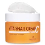 THE SKIN HOUSE since 1979 Vita Snail Cream 50Ml (1.69 Fl.Oz) 90% Of Natural Snail Mucin, 2% Of Niacinamide, Vitamin C+ Vitamin E| Clean Beauty, Paraben Free, Cruelty Free